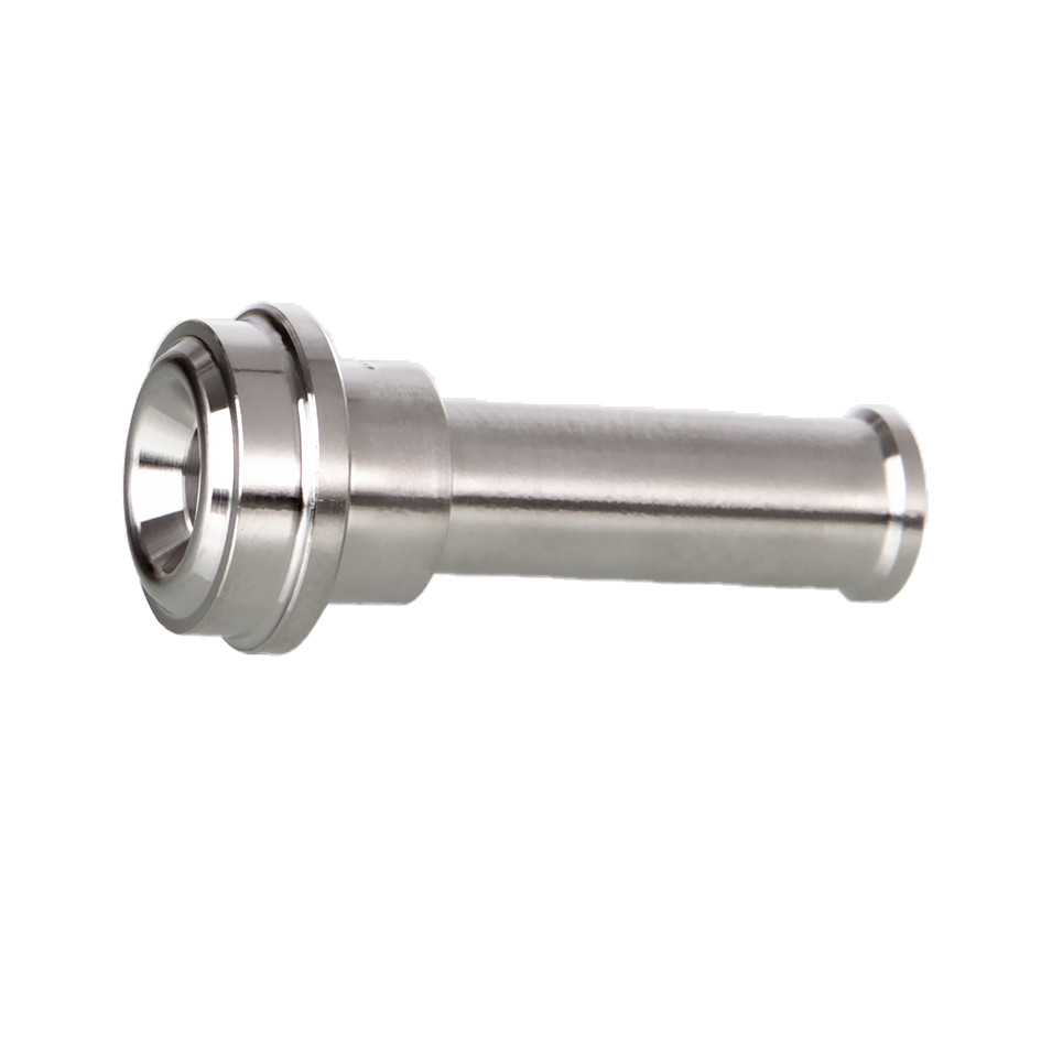 ZCR-Stutzen, kurz mit 10mm ATW-Schweißende, Edelstahl, 1/2" ZCR