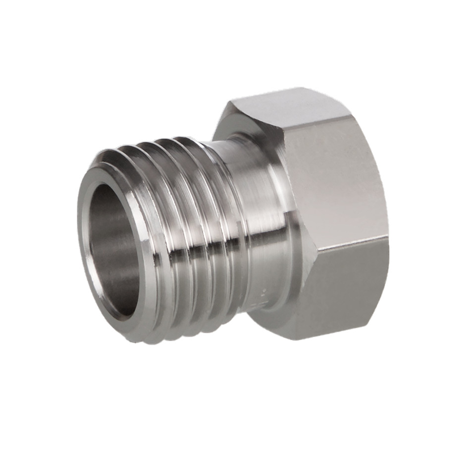 Druckschraube "High Flow", Edelstahl, 1/4" ZCR male